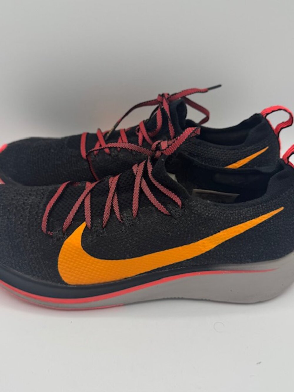 Nike Zoom Fly Flyknit Black Orange AR4562-068 Women's 9